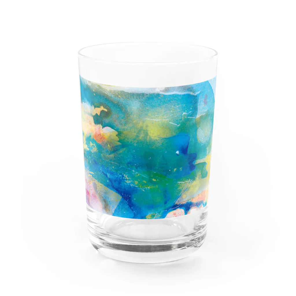 Art Room SunSの粟国島　ナポレオンフィッシュ Water Glass :front