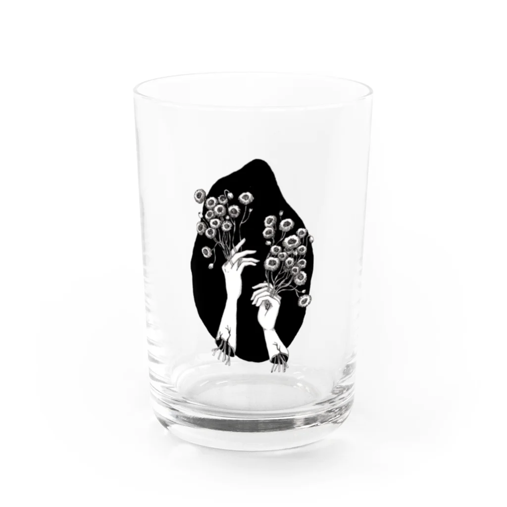 三輪アリンのschema No.35 手と手と花 Water Glass :front