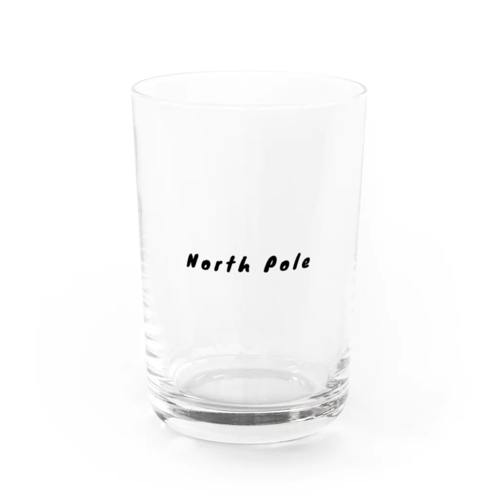 north pole miniのnorth pole（ﾉｰｽ・ﾎﾟｰﾙ） Water Glass :front