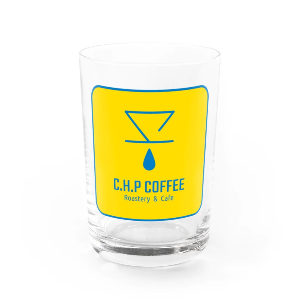 【公式】C.H.P COFFEEオリジナルグッズの『C.H.P COFFEE』ロゴ_03 Water Glass :front