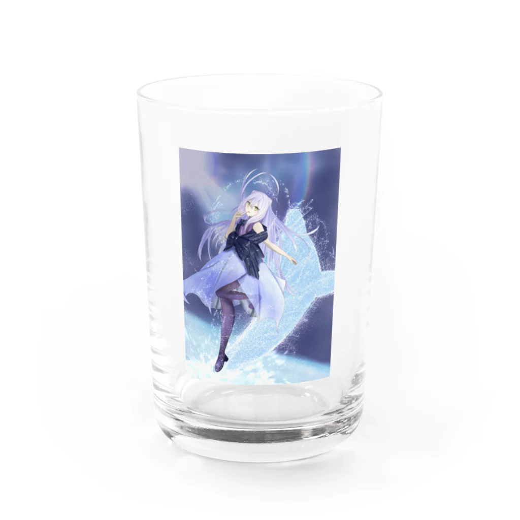 raito-vのイルカの妖精 Water Glass :front