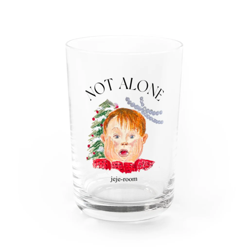 jeje-roomのnot alone... Water Glass :front