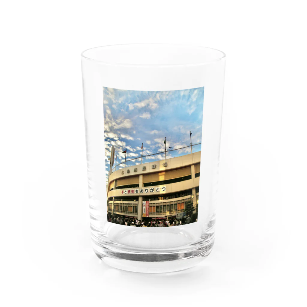 とことこての旧広島市民球場 Water Glass :front