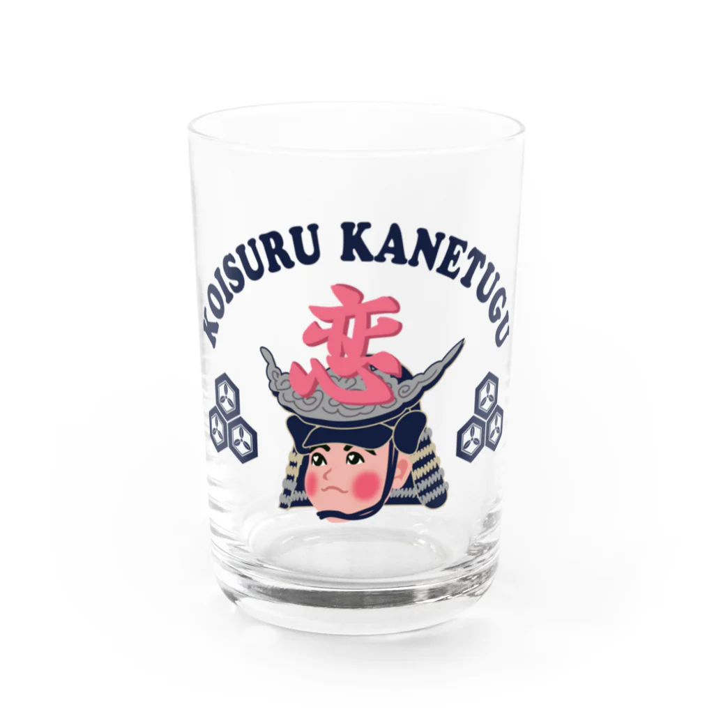 キッズモード某の恋する兼続 Water Glass :front