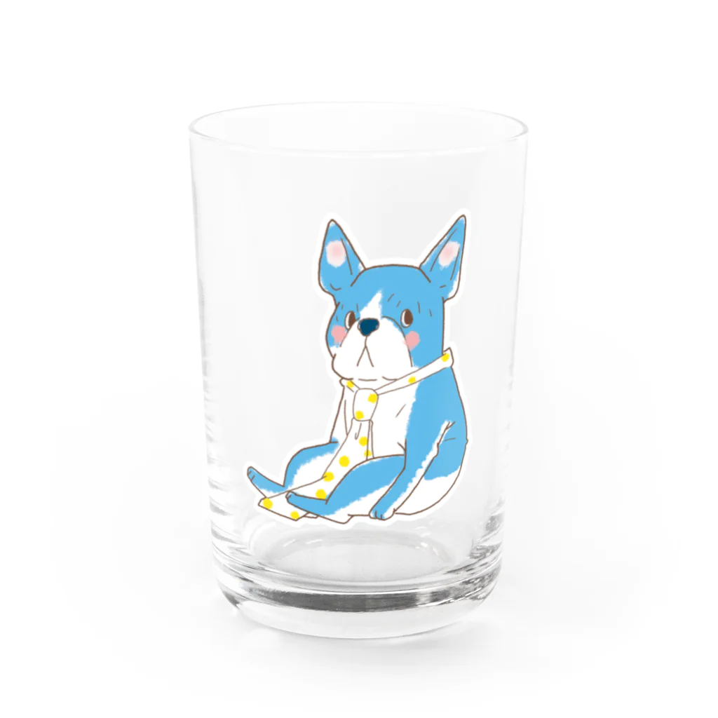 陽辻堂のボストンテリア Water Glass :front