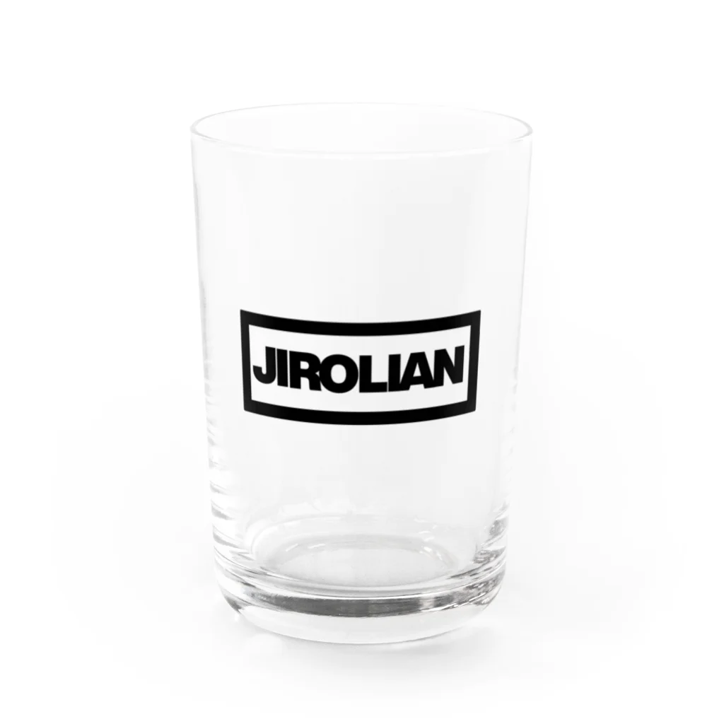 おもしろいTシャツ屋さんのJIROLIAN　ジロリアン　二郎　ラーメン Water Glass :front