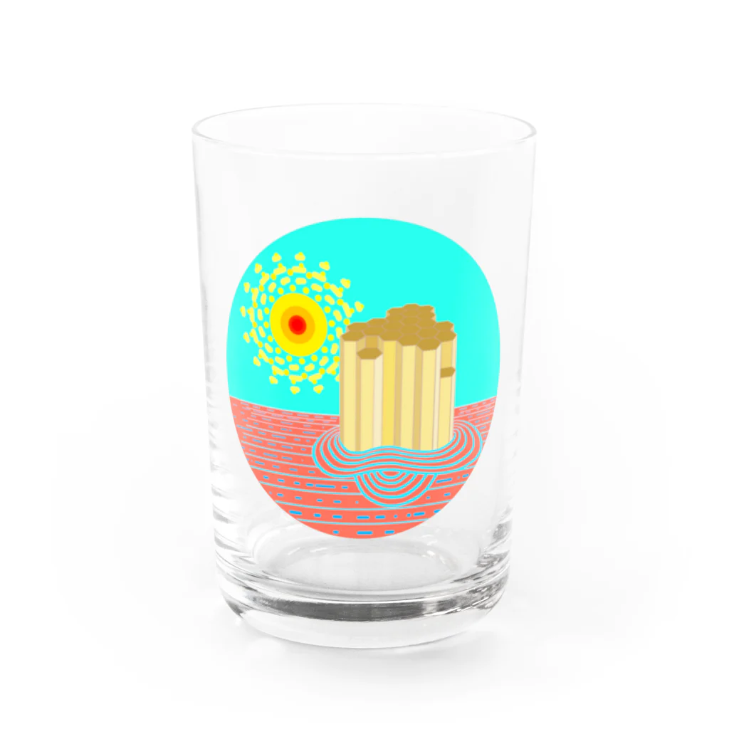 LalaHangeulの柱状節理 Water Glass :front