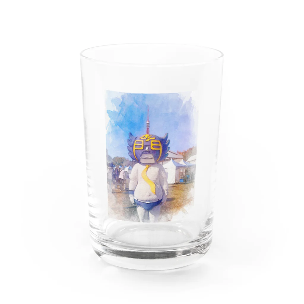 カモ虎HOUSEの思い出の課長グラス Water Glass :front