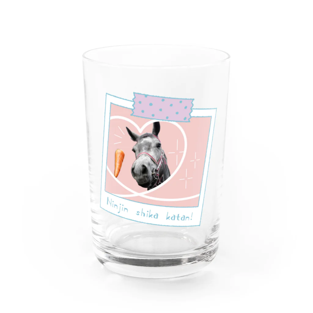 Loveuma. official shopのニンジンしか勝たん！ by Horse Support Center Water Glass :front