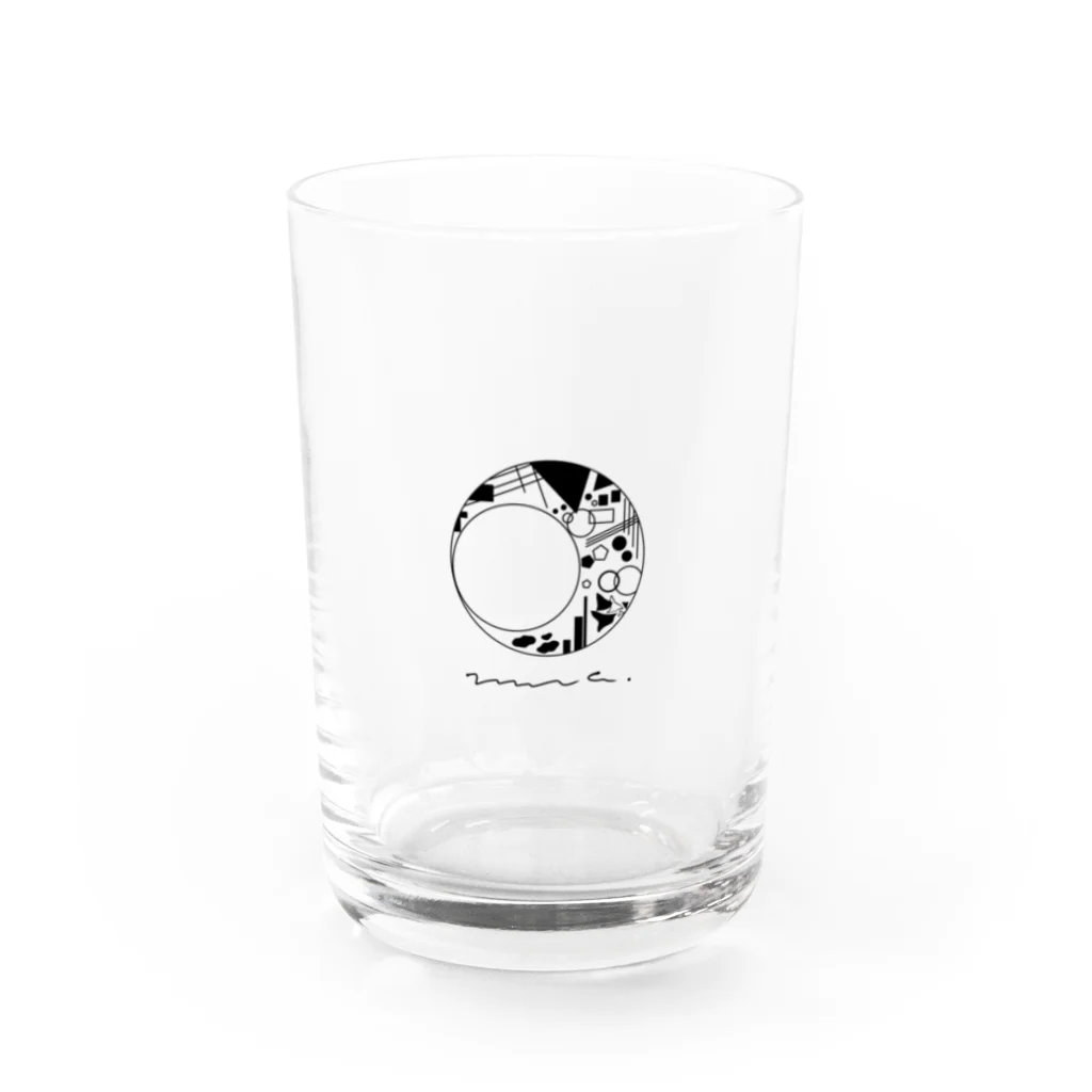 みなのせかいの月とわたし Water Glass :front