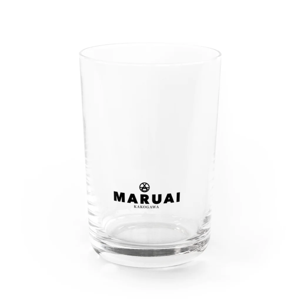 Maruai ArtisanのMARUAI KAKOGAWAロゴ (MARUAI KAKOGAWA logo) グラス前面