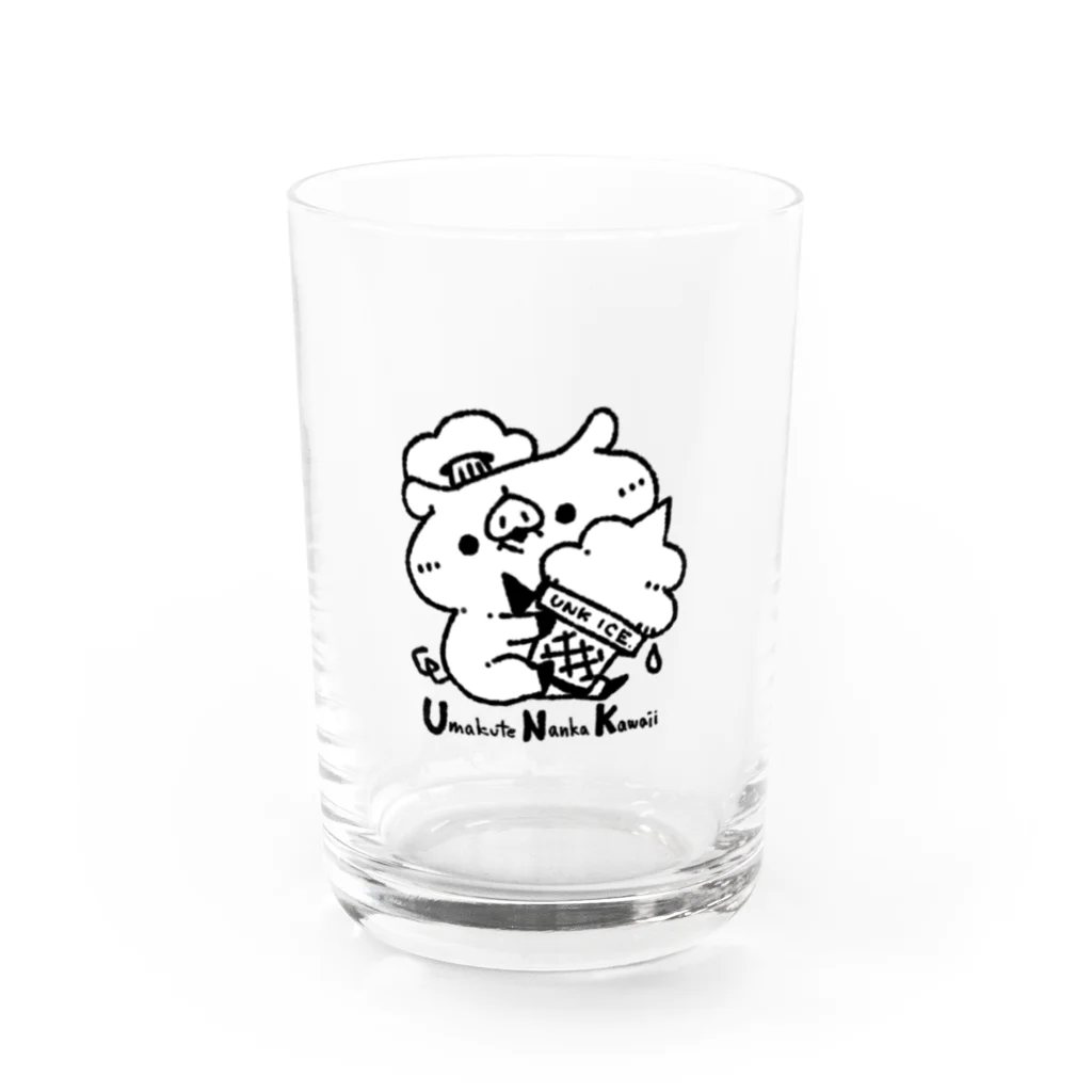 frankenji.storeのUNK(うまくてなんか可愛い) Water Glass :front