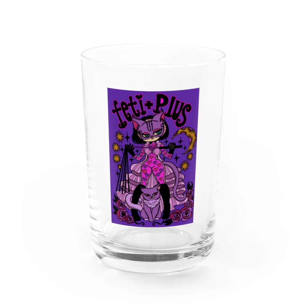 fetiplusのフェチプラスオリジナルグッズ(カラフルコスチューム) Water Glass :front