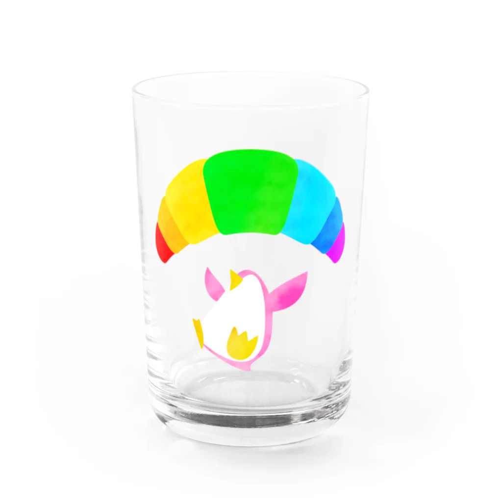 yummeeのパラシュートペンギン Water Glass :front