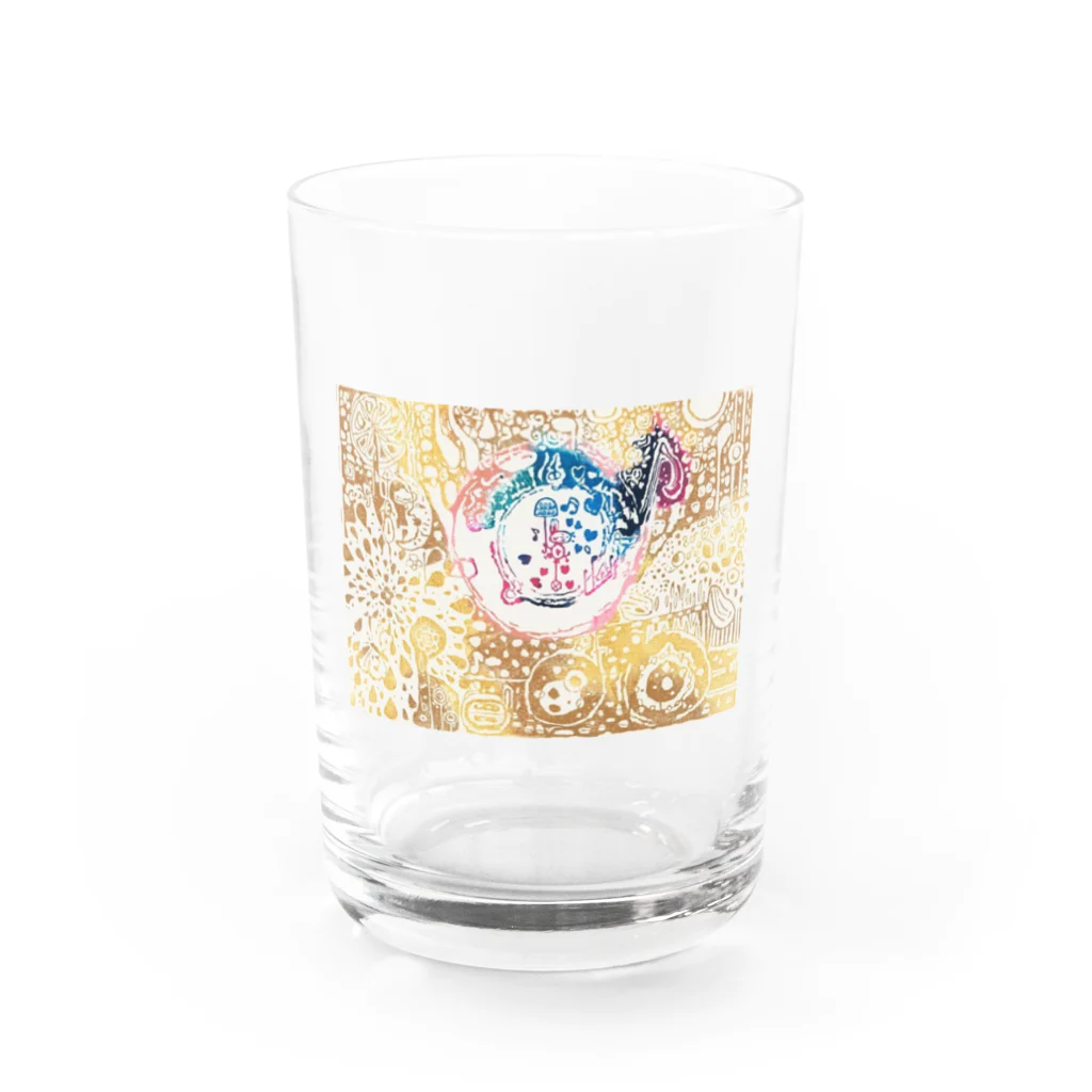 消しごむ画師＊ 相川幸正の再生〜rebirth〜 Water Glass :front