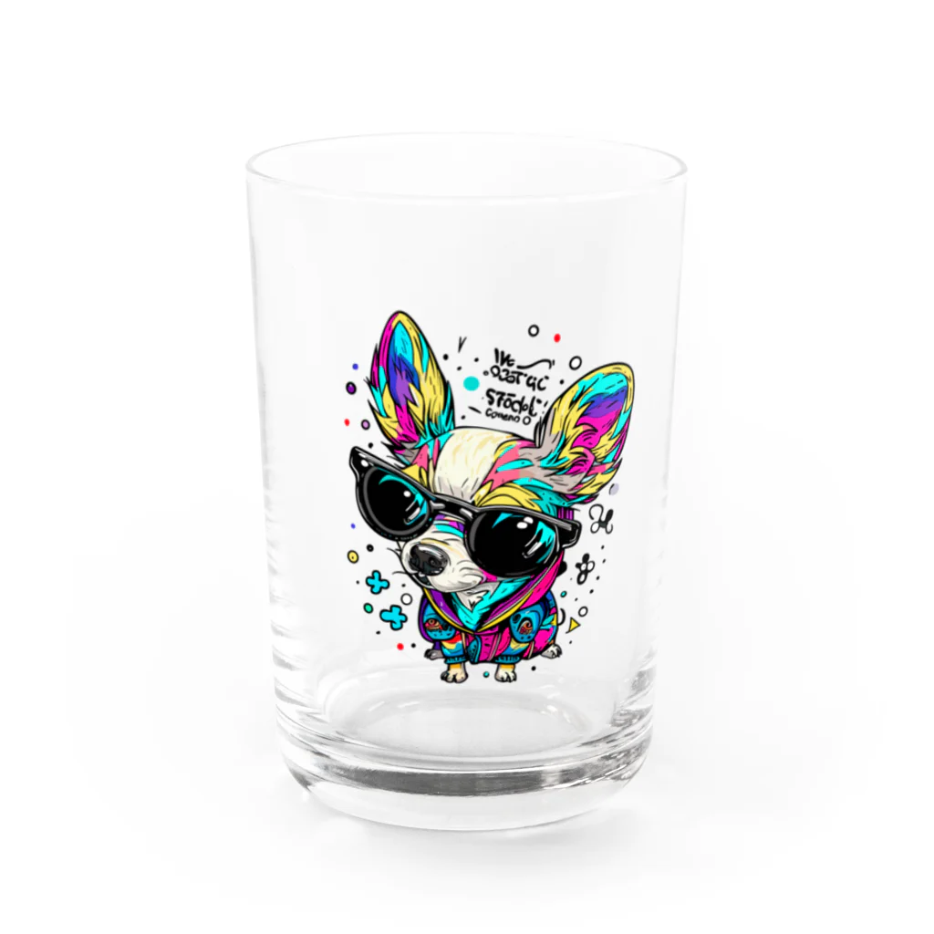 Sa-Sha🐾のChihuahua #3 Water Glass :front