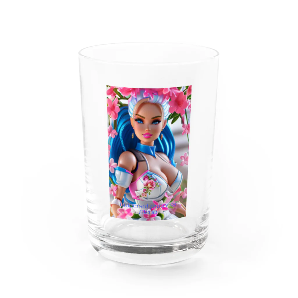 💖宇宙整体♪🌈♪こころからだチャンネル♪💖のuniversal  princess  Elena Water Glass :front