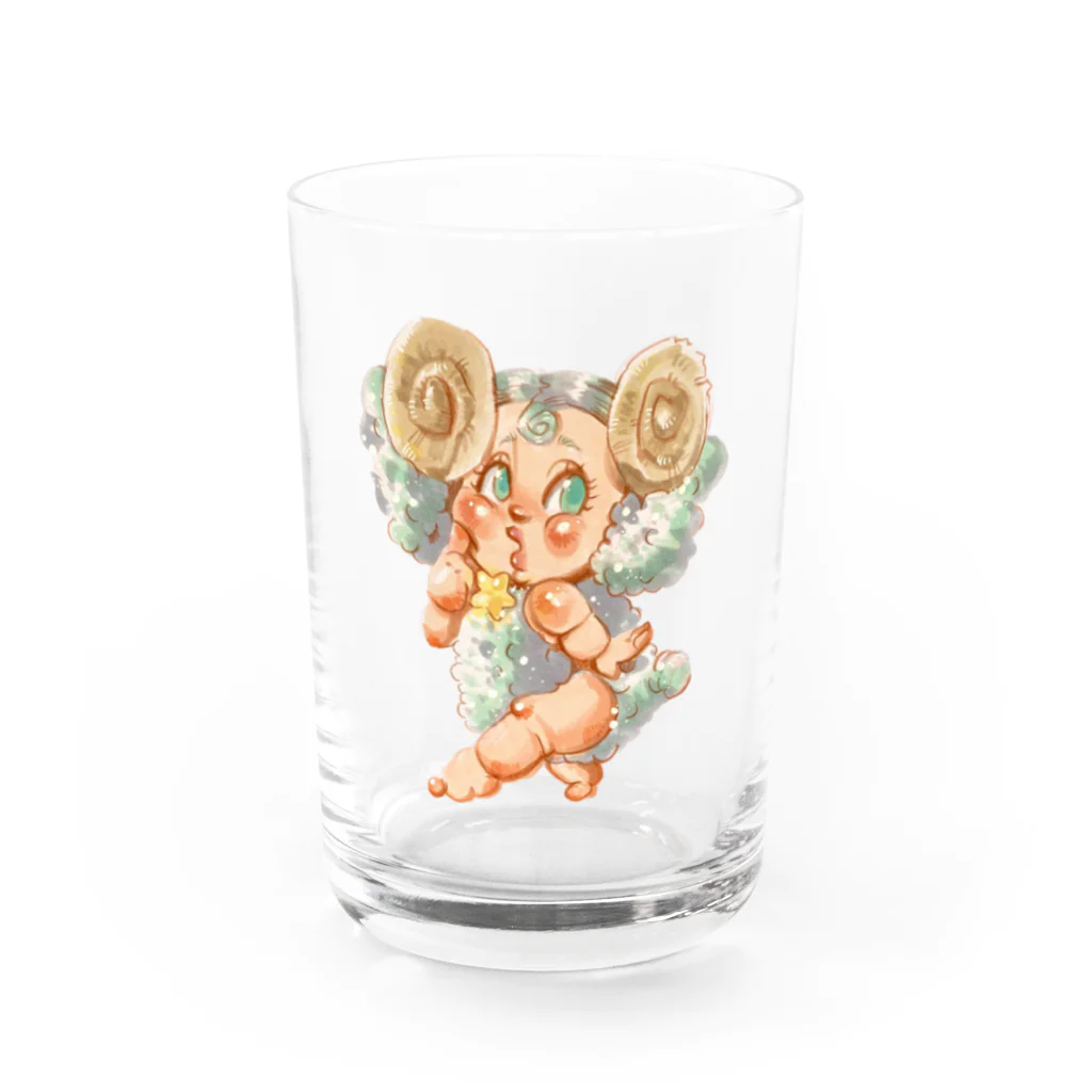 空想エンジェルちゃん🩷の星座エンジェルちゃん Water Glass :front