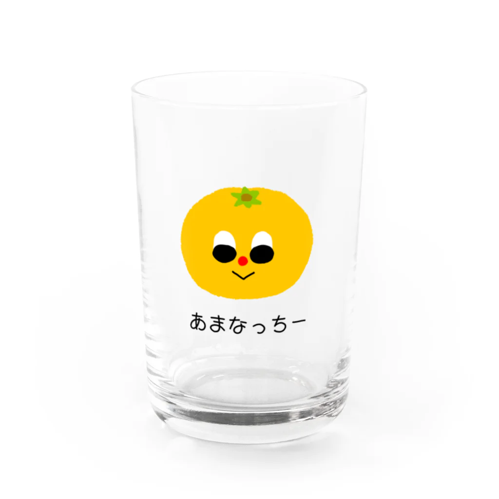 mushioriのあまなっちー Water Glass :front