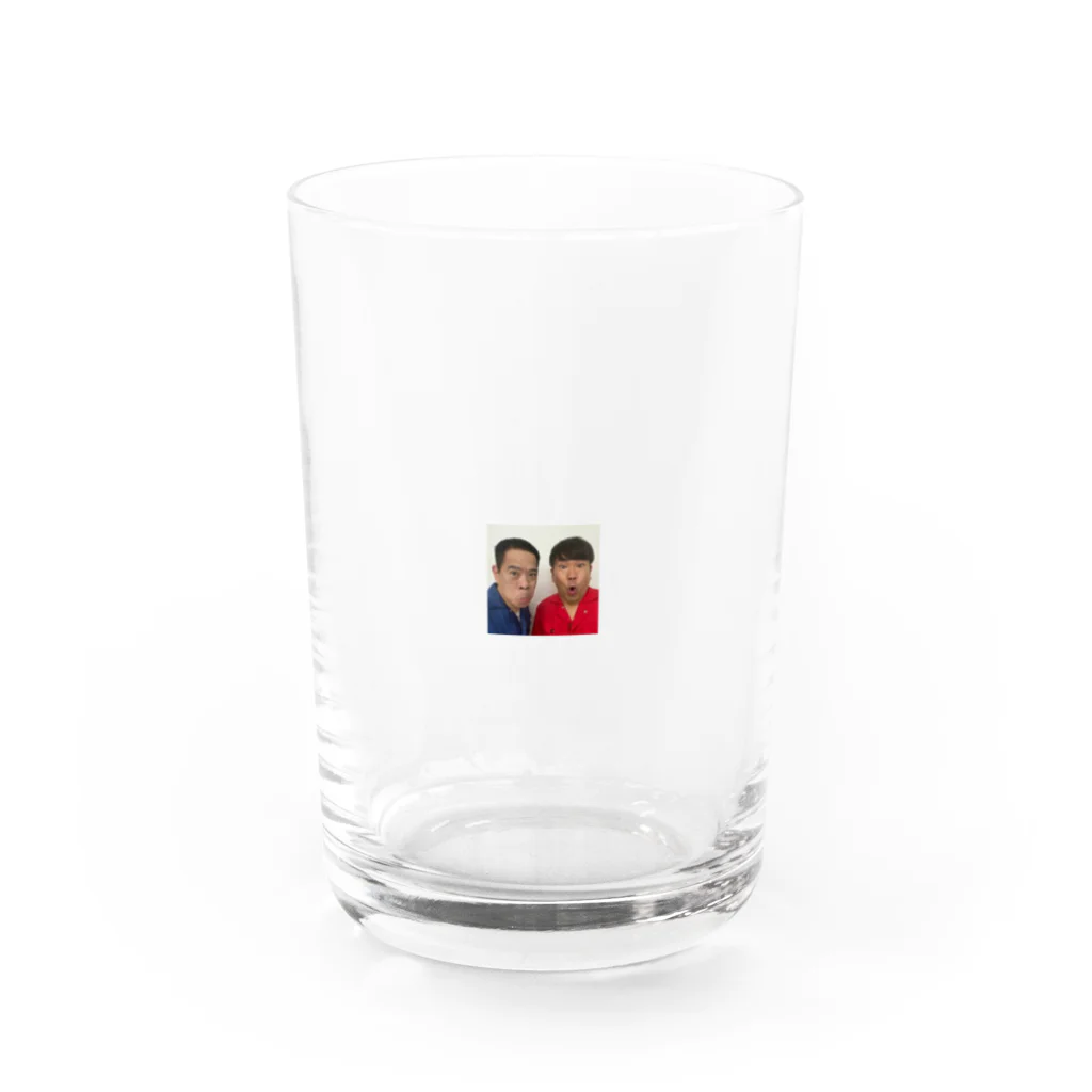 ランディーのアイデア部屋のゴリラand顔デカグッズ🦍🦍🦍ウホホ Water Glass :front