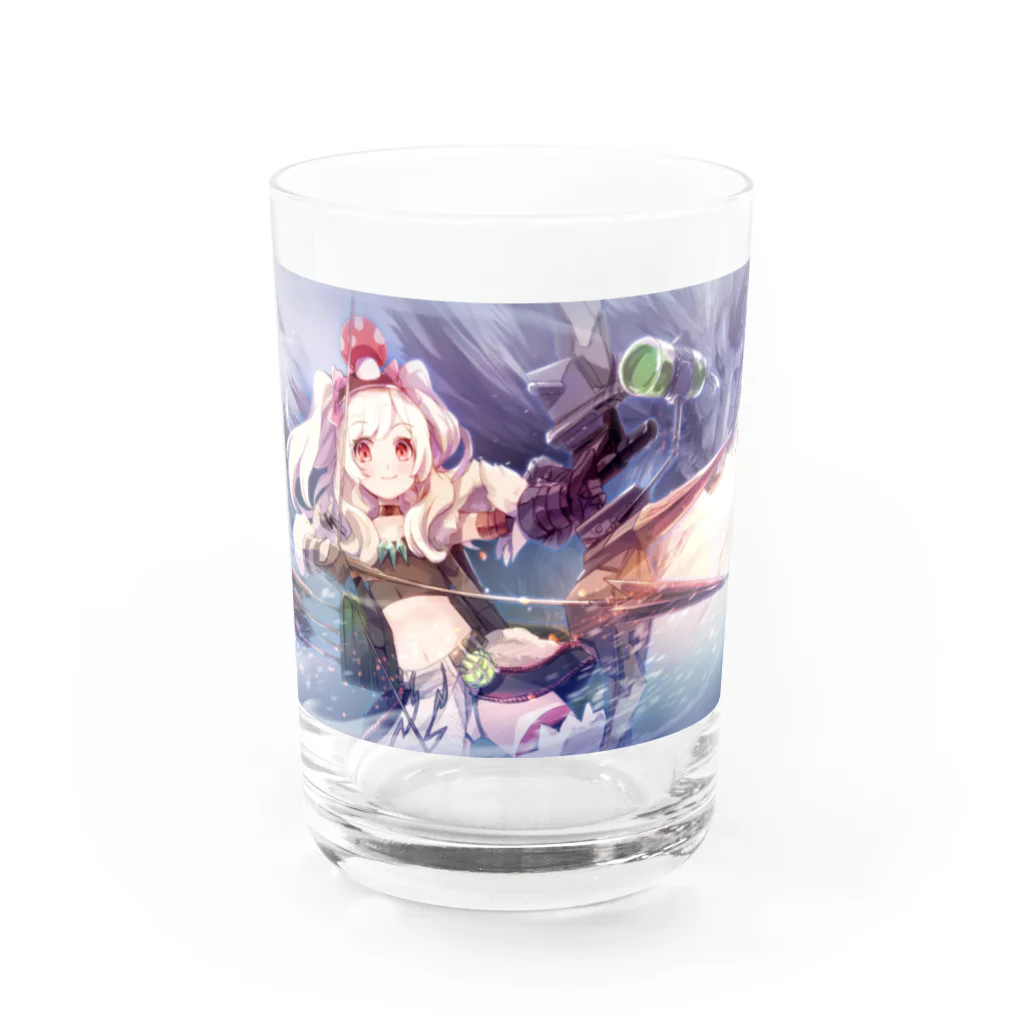 木下きのこ🍄🎀の【木下きのこ】モンスターハンターワールド Water Glass :front