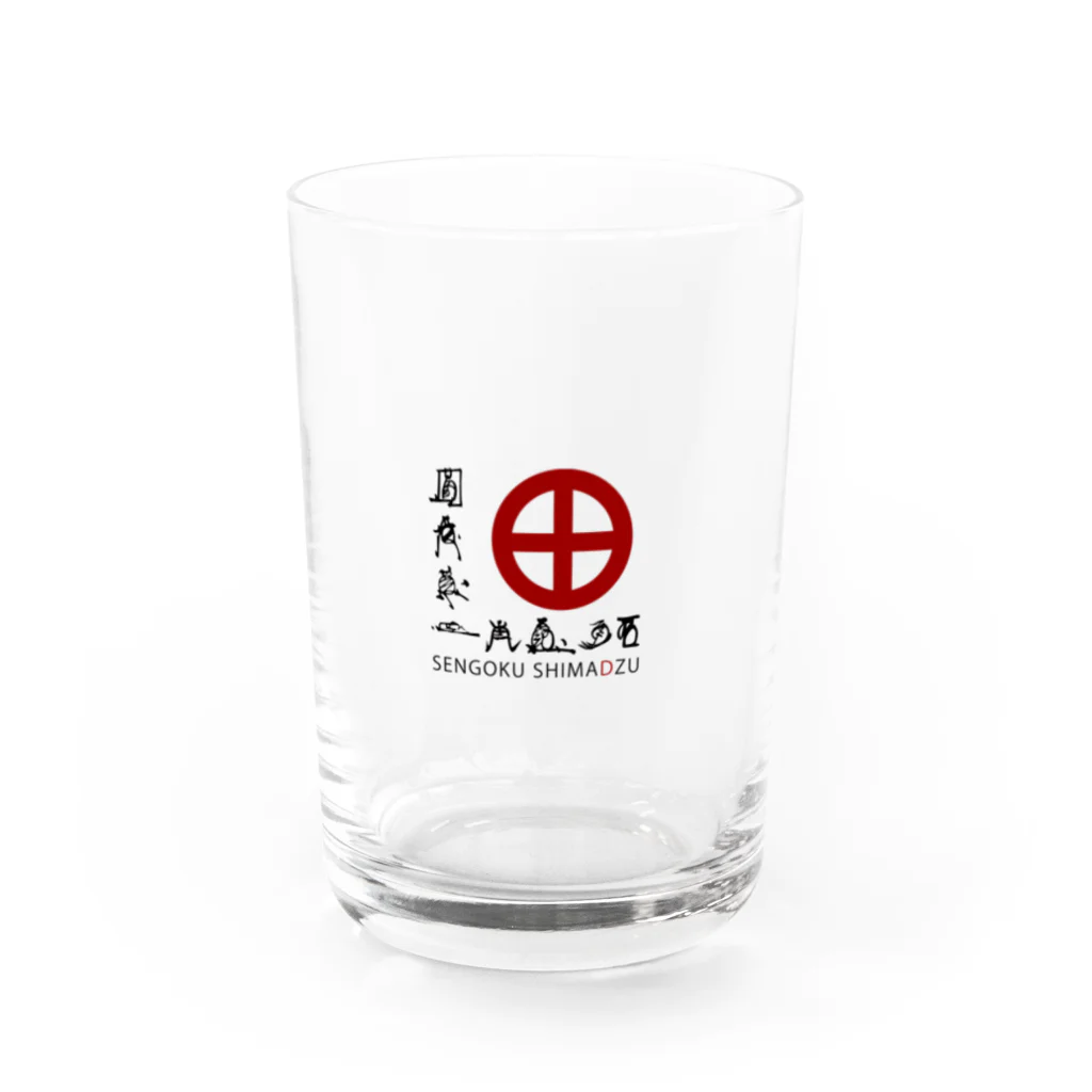 東雲ののかの戦国島津花押グッズ Water Glass :front