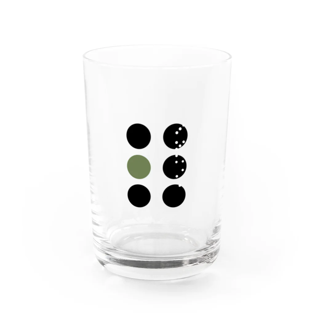 k_brushのモノ。-Dice- Water Glass :front