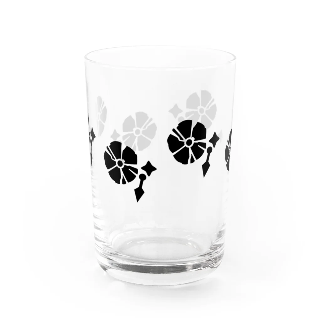 朝ノ姉妹ぷろじぇくとの忍ばないグラス Water Glass :front