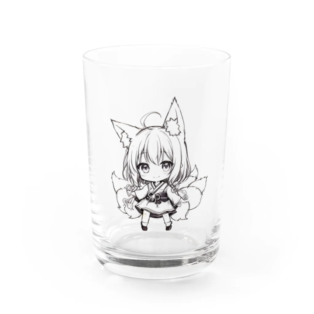 KAZAHANAのきつねっ娘ふぅちゃん - 習作編 - Water Glass :front