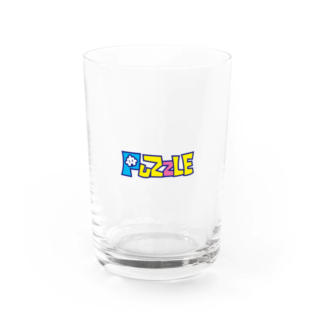 PUZZLE🧩のPUZZLEグッズ Water Glass :front