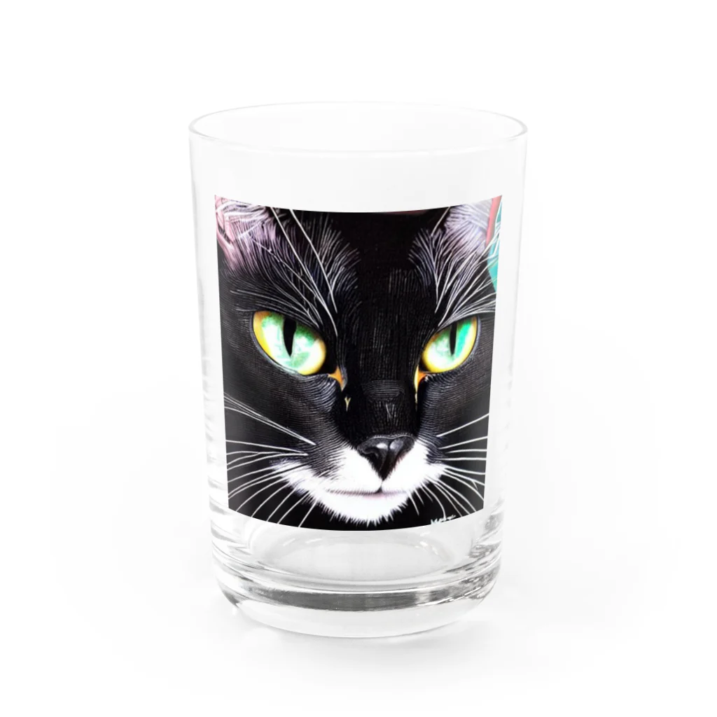 CAT GPT?のイケメンの心得 Water Glass :front