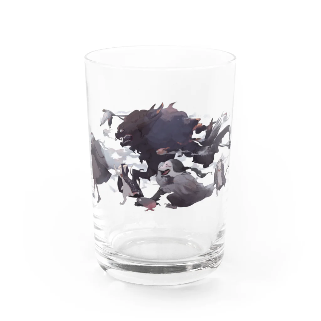 EMK3350の百鬼夜行:ダーク Water Glass :front