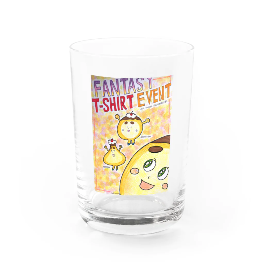 ティン⚡️イベリコのファンタジーTシャツイベント Water Glass :front