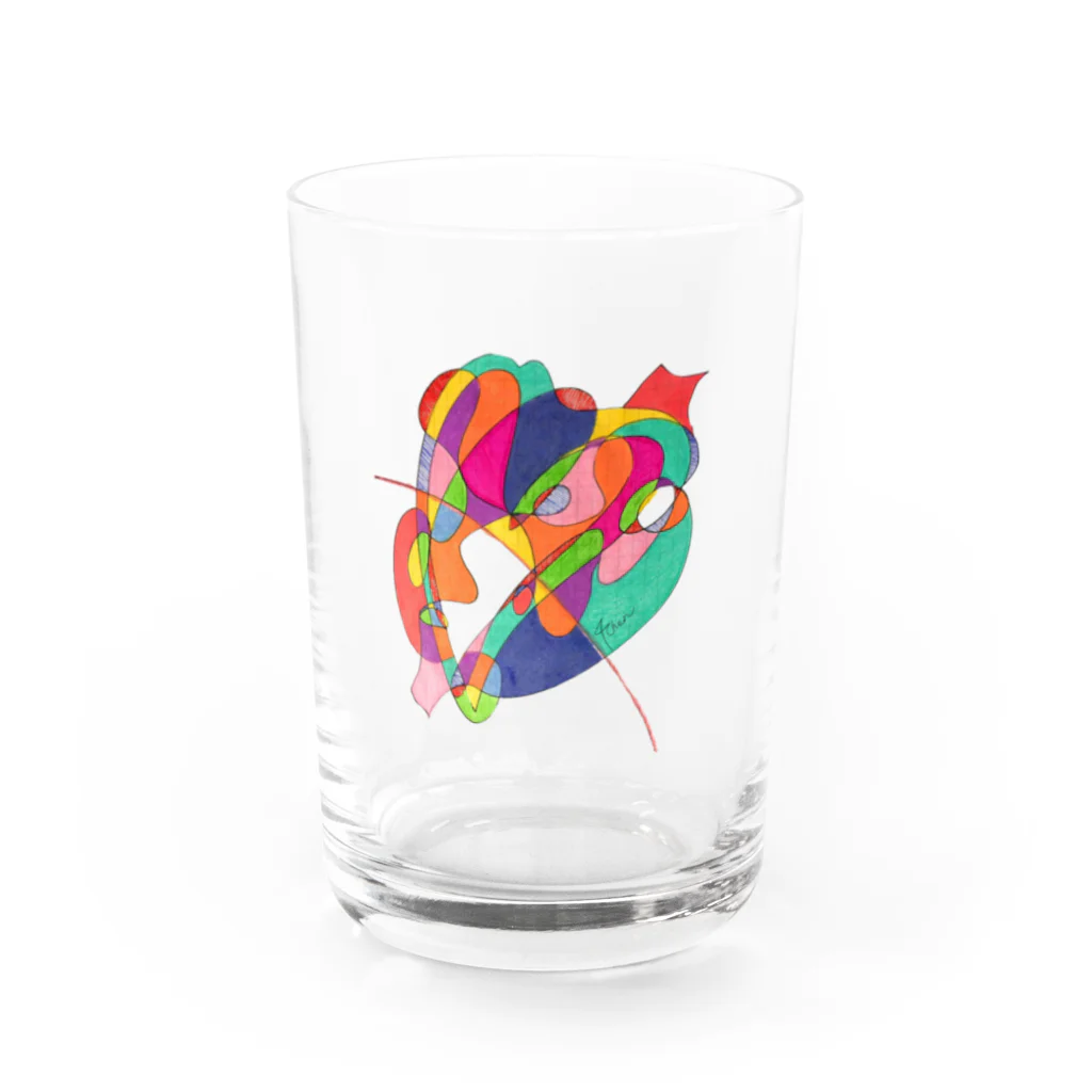 4Chen_のFortune Heart  Water Glass :front