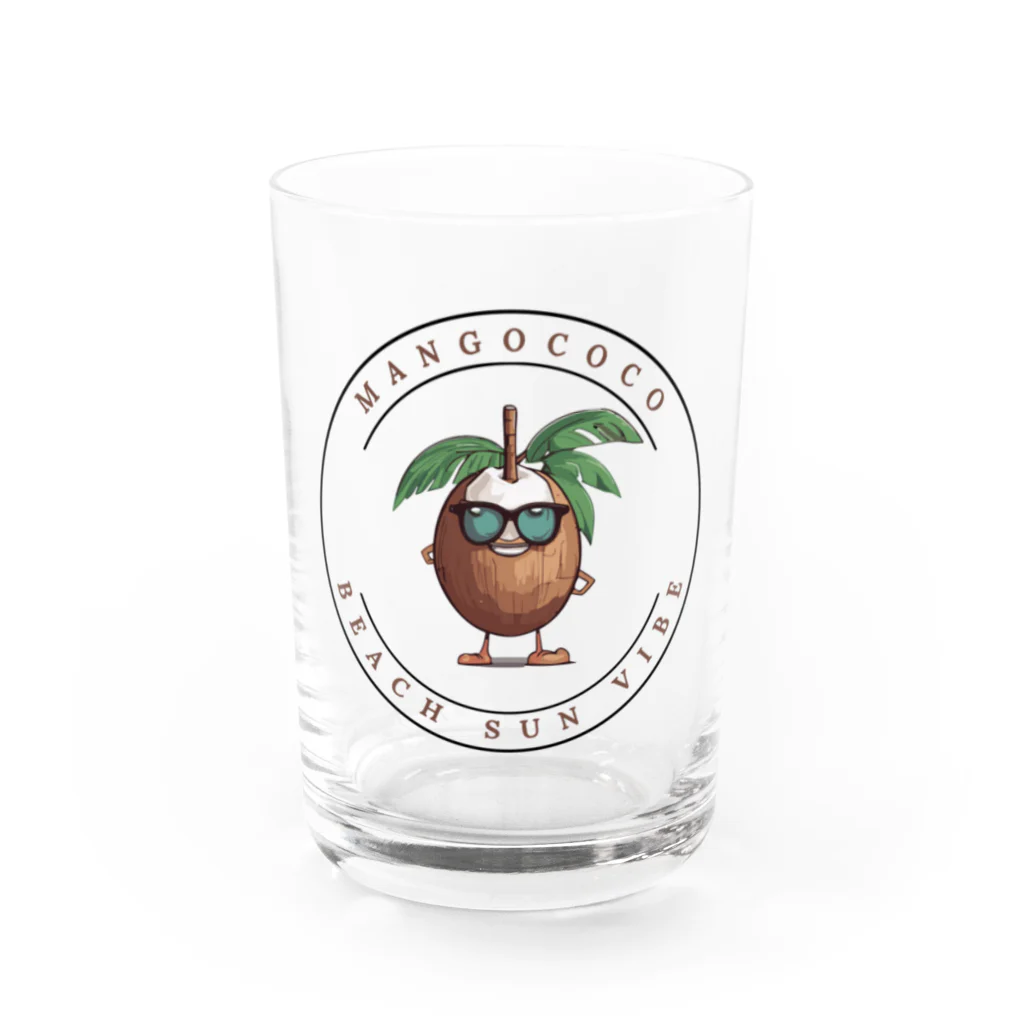 Mangococoの【開店限定価格】ココナッツキャラアイテム Water Glass :front