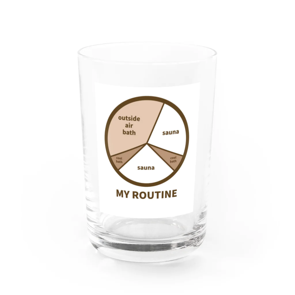 湯殿 -YUDEN-のサウナルーティン(聖地タイプ) Water Glass :front