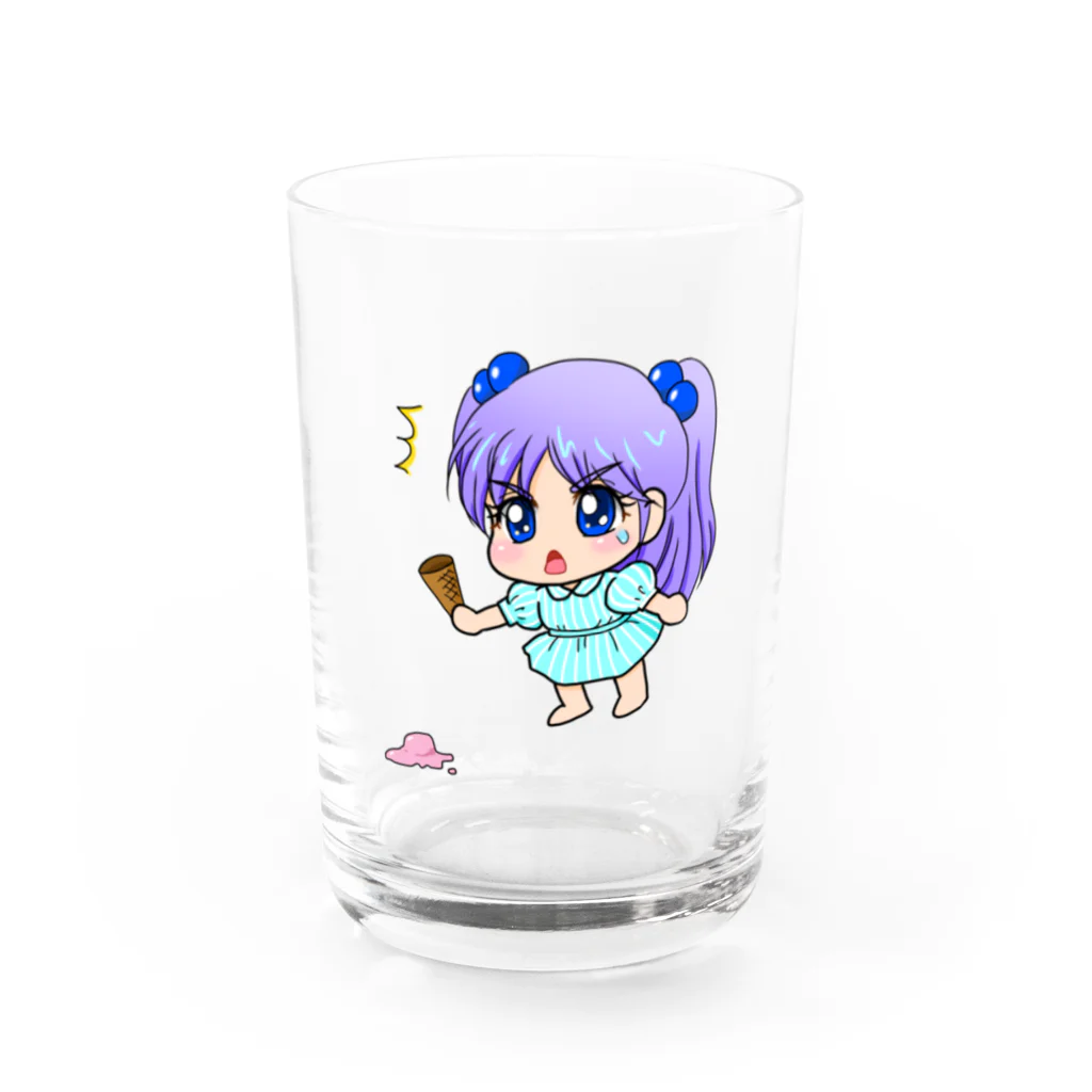 まきぽんちゃんねるグッズ屋さんのみきぽん（アイス） Water Glass :front