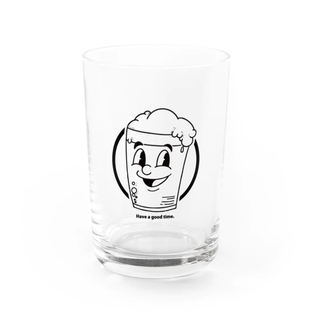 MMA&BJJ BLOWS 中蔵別邸のシラフくん Water Glass :front