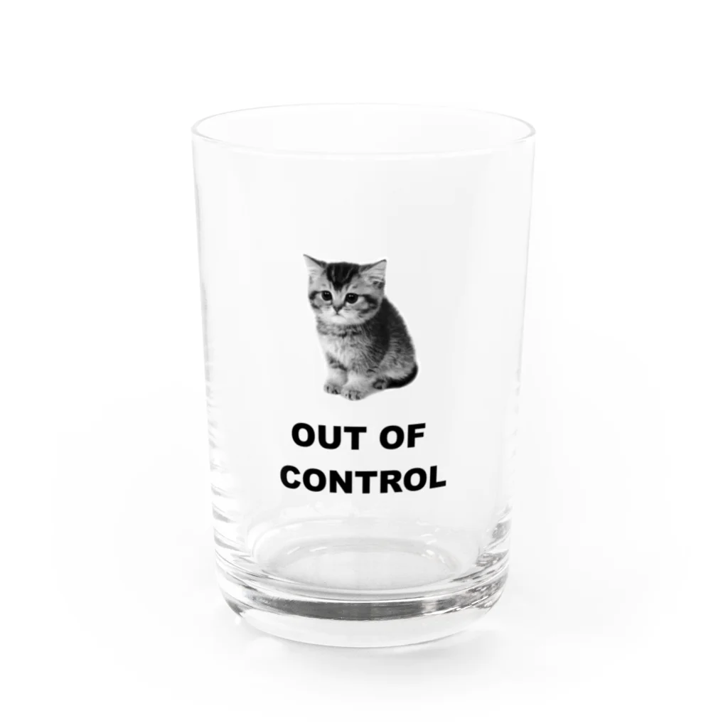 ネコグラシの制御不能な猫 グラス前面