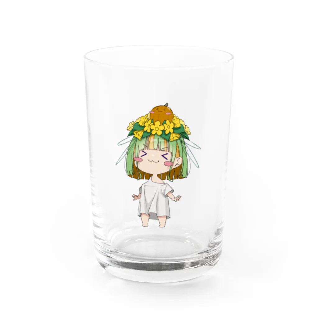 神無月りさ子🎃✨のほめ待ちりさ子 Water Glass :front