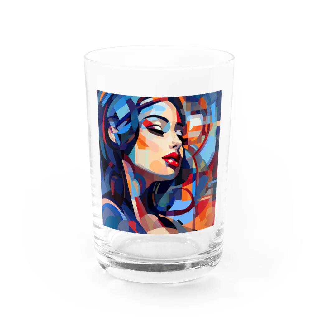 Carpe DiemのWomen who listen to music Water Glass :front