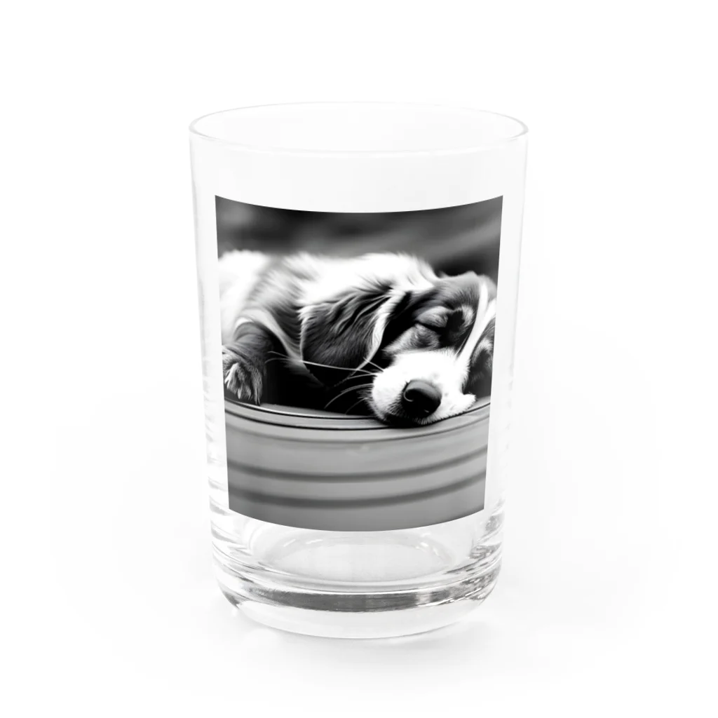 BuzzBuyの癒しのふわふわ昼寝犬コレクション Water Glass :front