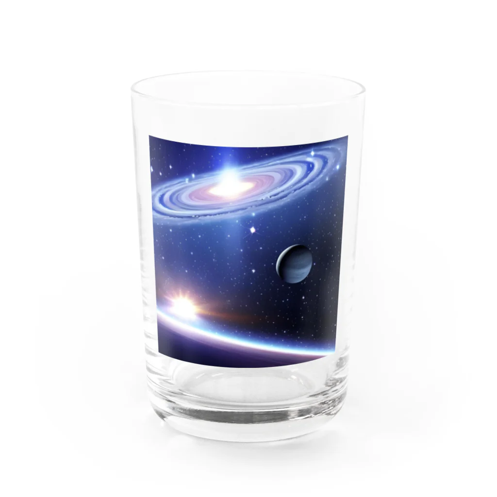 ぬんたくの宇宙銀河 Water Glass :front