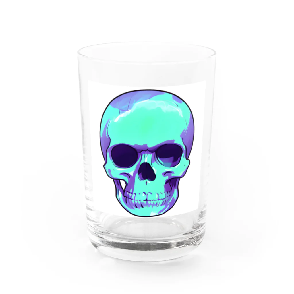 BuzzBuyのスカルアイテム Water Glass :front