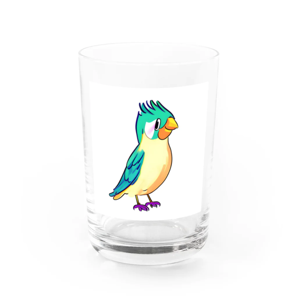 Kuronicoのbird Water Glass :front