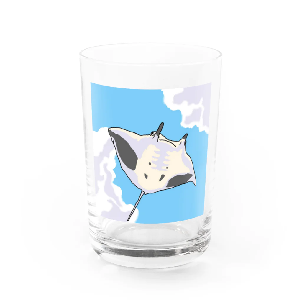 就労支援A型 ONE STEP | ワンステップのマンタ Water Glass :front