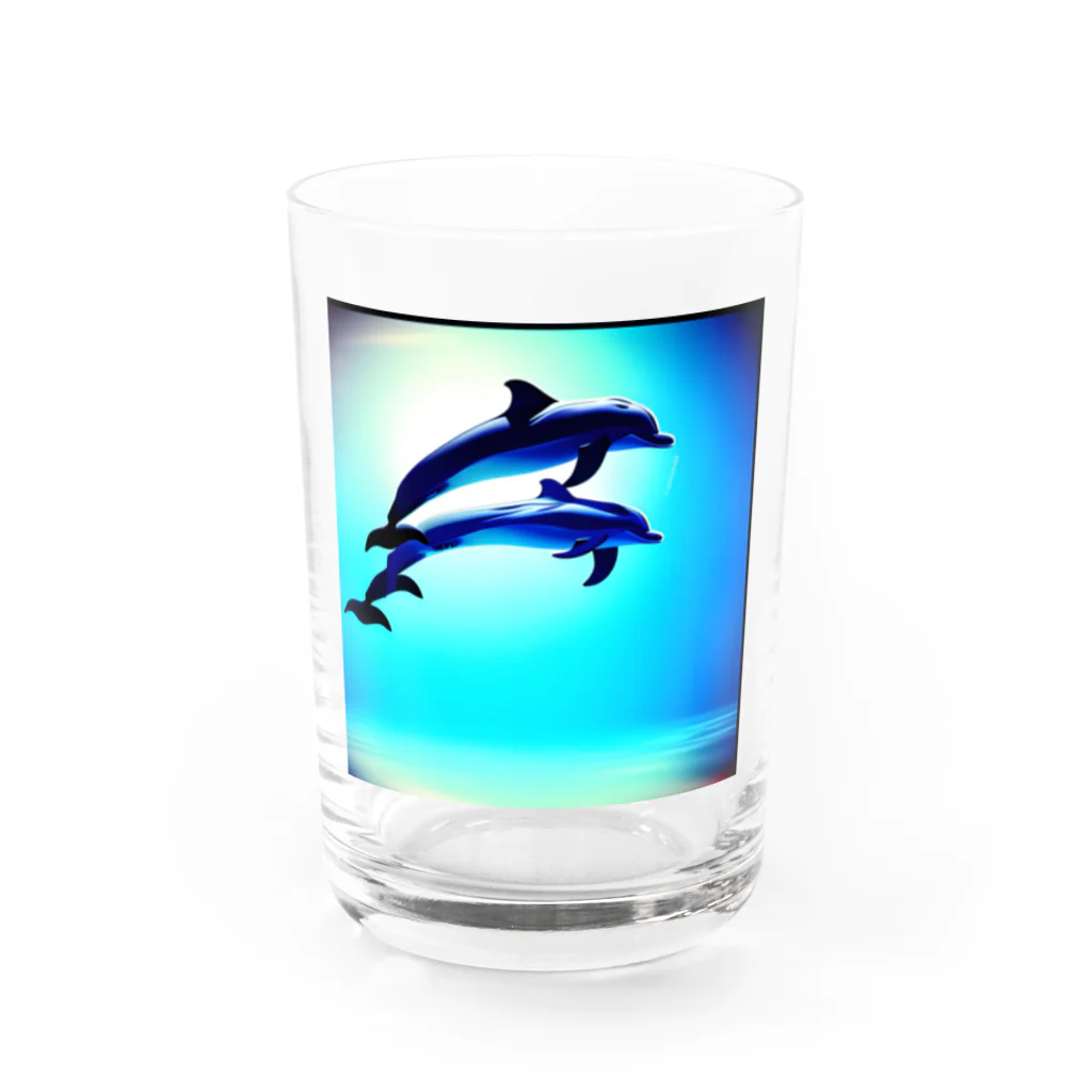 miotaのイルカのグッズ Water Glass :front