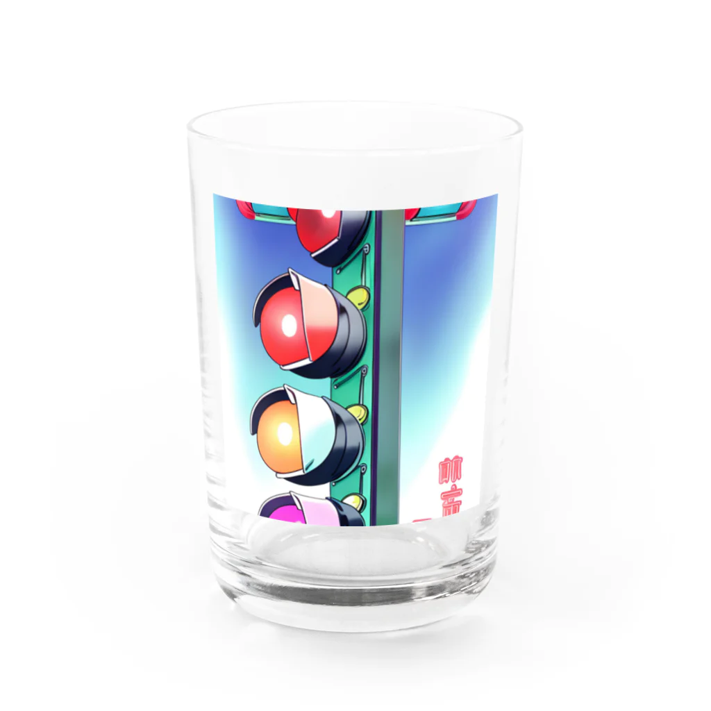 den_hartのステージライトも兼ねた信号機 Water Glass :front