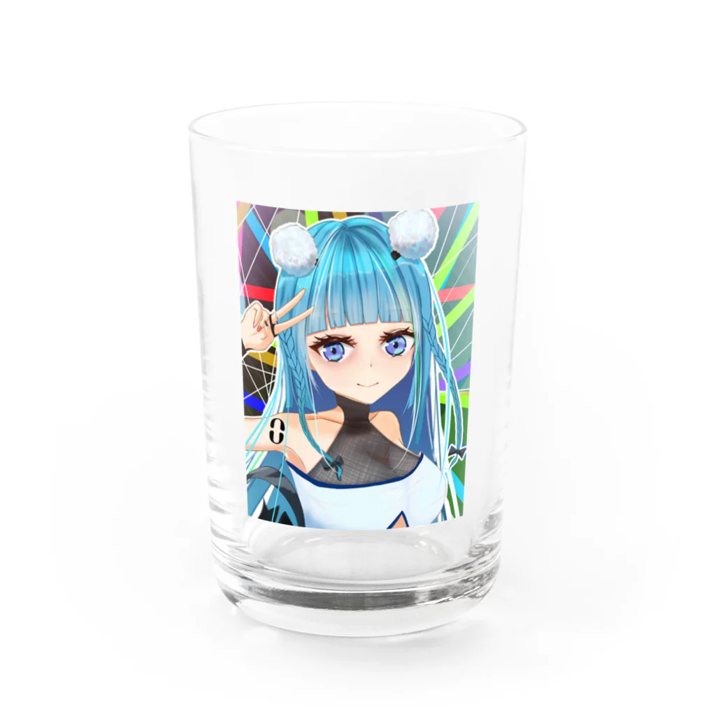 chicodeza by suzuriのピースガール Water Glass :front