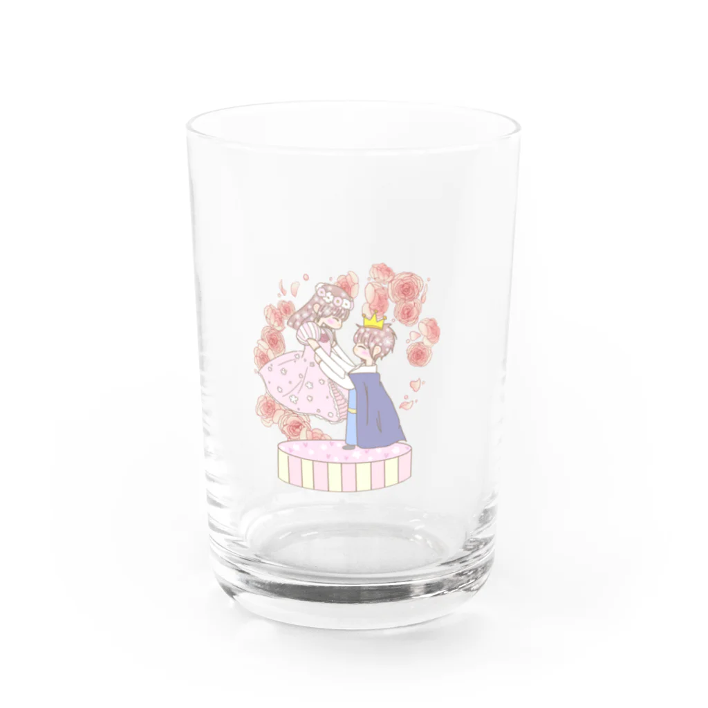 雪。のわたしだけの王子様👑 Water Glass :front